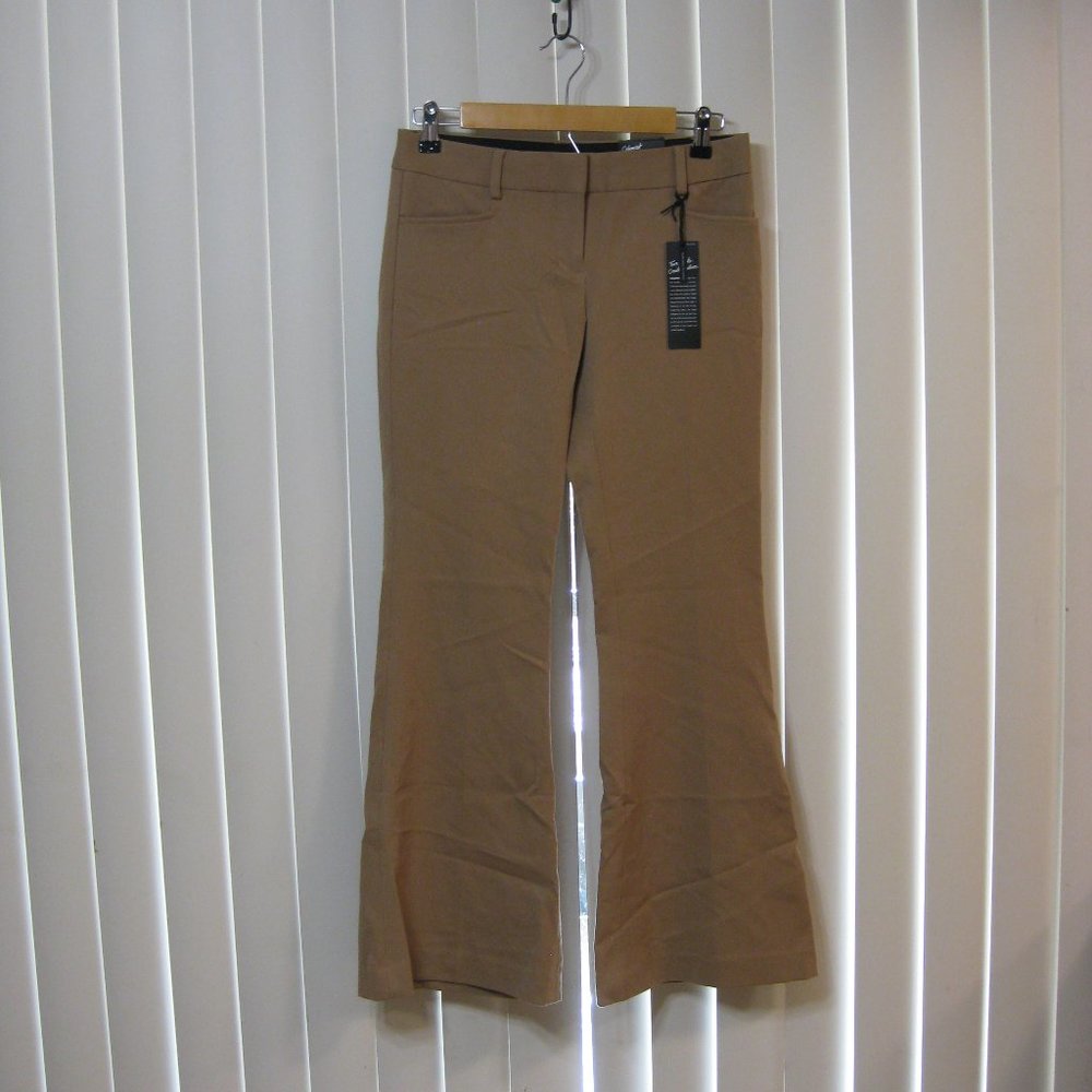 NWT Express tan khaki Columnist dress pants trousers 0 S short